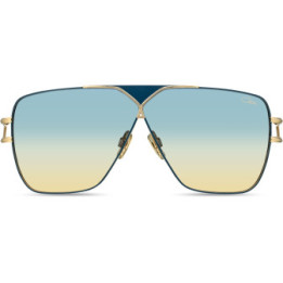 Cazal 9504 004 bleu pétrole-or - vue de face