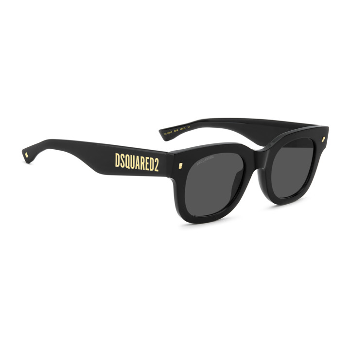 Lunettes de soleil Dsquared2 D2 0180/S Black / verres Grey (807-IR)