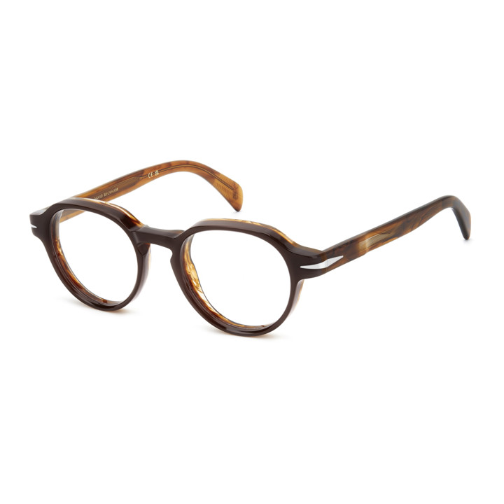 Lunettes de vue David Beckham DB 7153 Brown Horn (EX4)