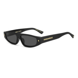 Lunettes de soleil Dsquared2 D2 0184/G/S Black / verres Grey (807-IR)