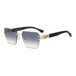 Lunettes de soleil Dsquared2 D2 0173/S Gold / verres Azure Shaded (J5G-ST)