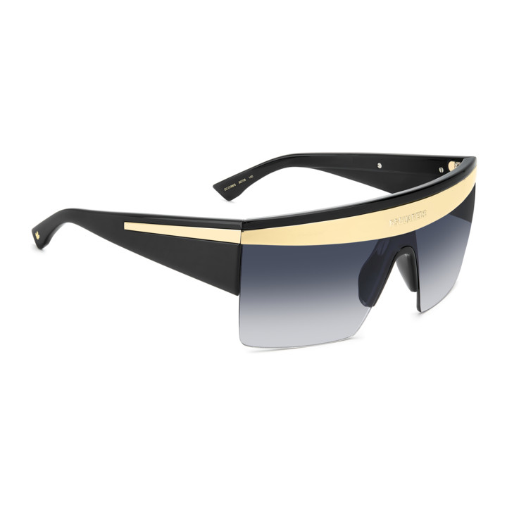 Lunettes de soleil Dsquared2 D2 0188/S Black / verres Dk Blue Shaded (807-08)
