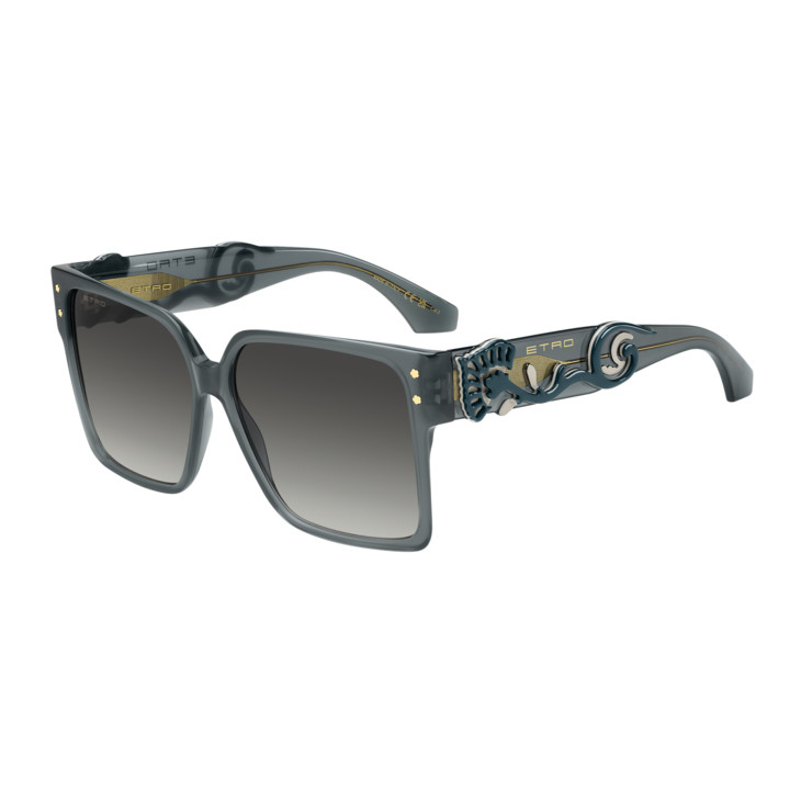 Lunettes de soleil Etro 0104/S Teal / verres Dark Grey Shaded (ZI9-9O)