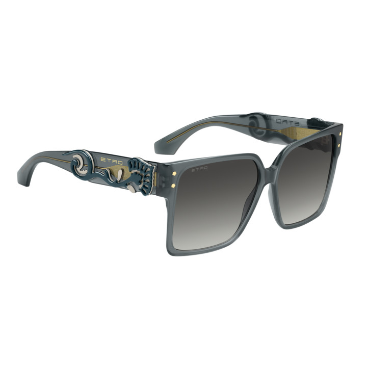 Lunettes de soleil Etro 0104/S Teal / verres Dark Grey Shaded (ZI9-9O)