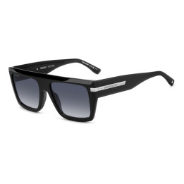 Lunettes de soleil Dsquared2 D2 0177/S Black / verres Dk Blue Shaded (807-08)