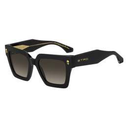 Lunettes de soleil Etro 0113/S Black / verres Brown Shaded (807-HA)