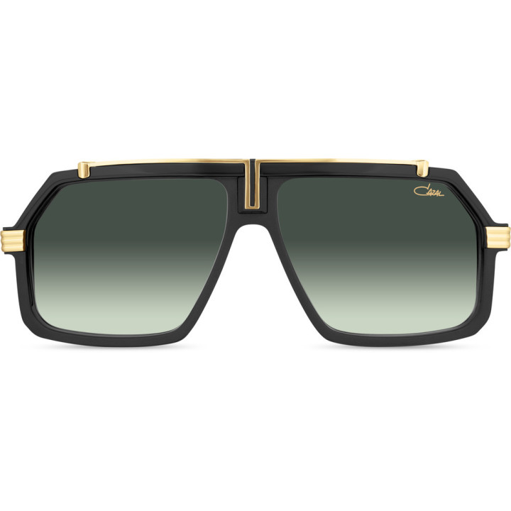 Cazal 687 001 noir-or - vue de face