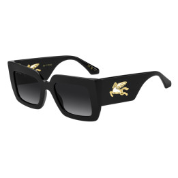 Lunettes de soleil Etro 0108/S Black / verres Dark Grey Shaded (807-9O)