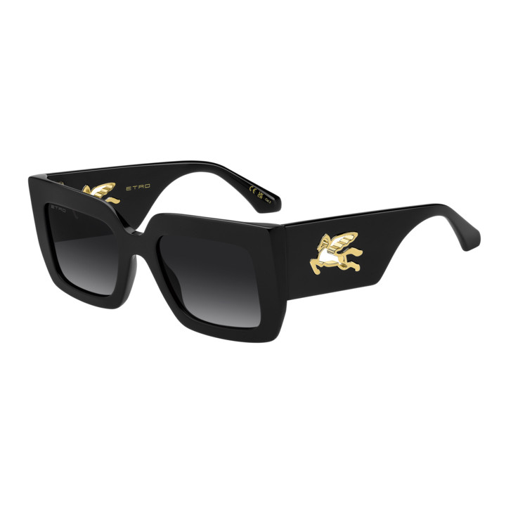 Lunettes de soleil Etro 0108/S Black / verres Dark Grey Shaded (807-9O)