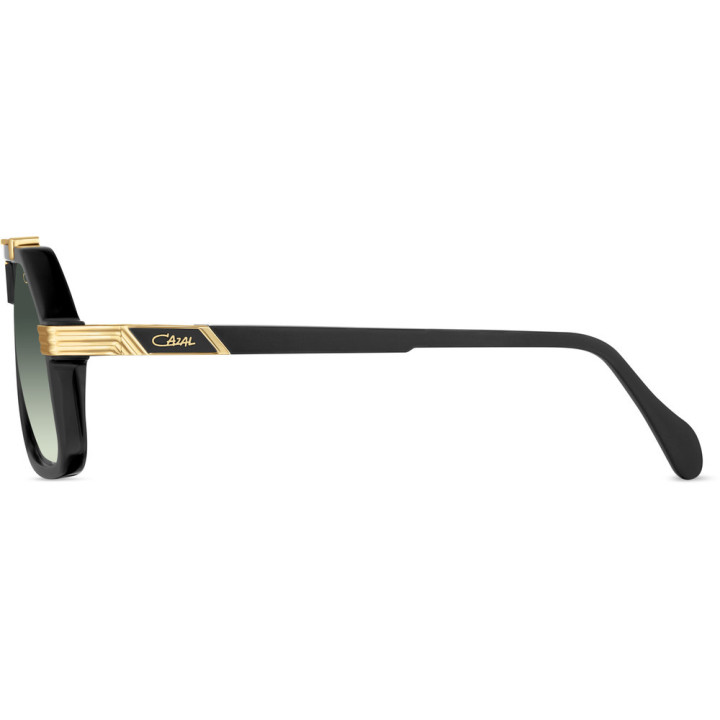 Cazal 687 001 noir-or - vue de profil