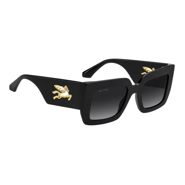 Lunettes de soleil Etro 0108/S Black / verres Dark Grey Shaded (807-9O)