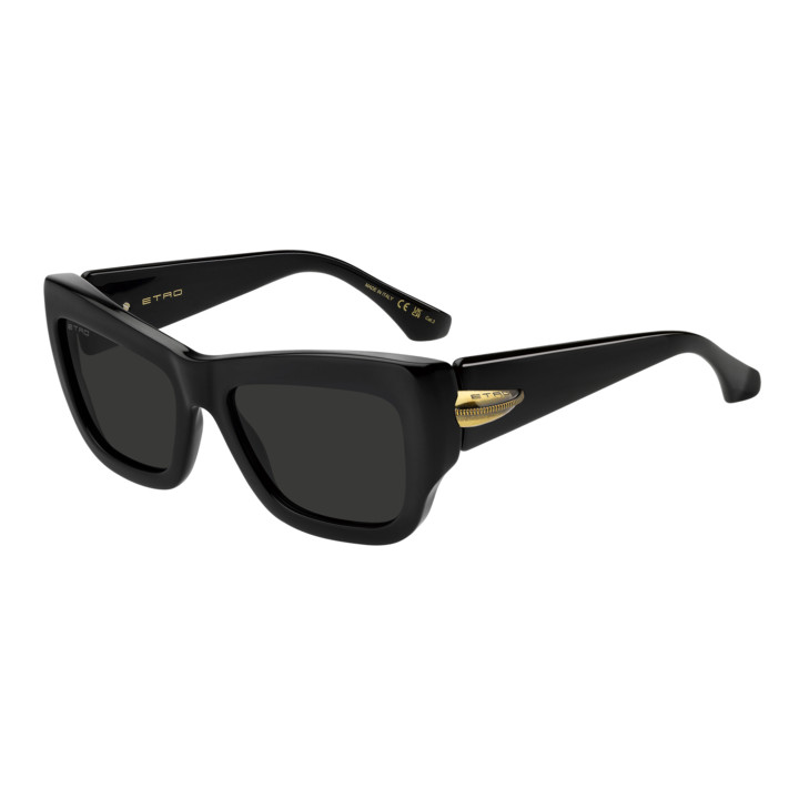 Lunettes de soleil Etro 0121/S Black / verres Grey (807-IR)