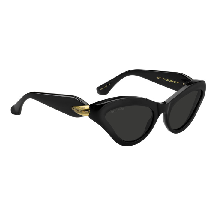 Lunettes de soleil Etro ETRODROP Black / verres Grey (807-IR)