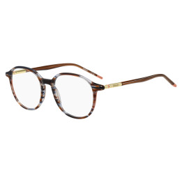 Lunettes de vue HUGO HG 1380 Brown Striped Orange (F9O)