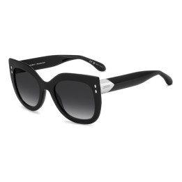 Lunettes de soleil Isabel Marant IM 0227/S Black Silver / verres Dark Grey Shaded (BSC-9O)