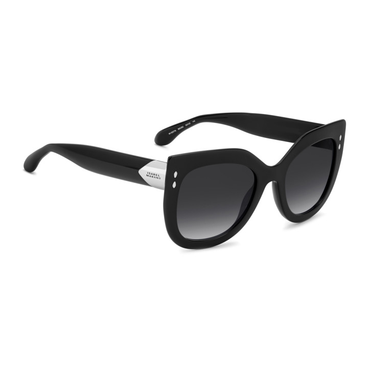 Lunettes de soleil Isabel Marant IM 0227/S Black Silver / verres Dark Grey Shaded (BSC-9O)