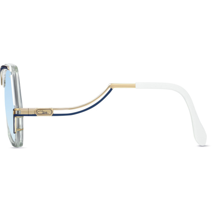 Cazal 178/3 180 cristal-blanc laiteux - vue de profil