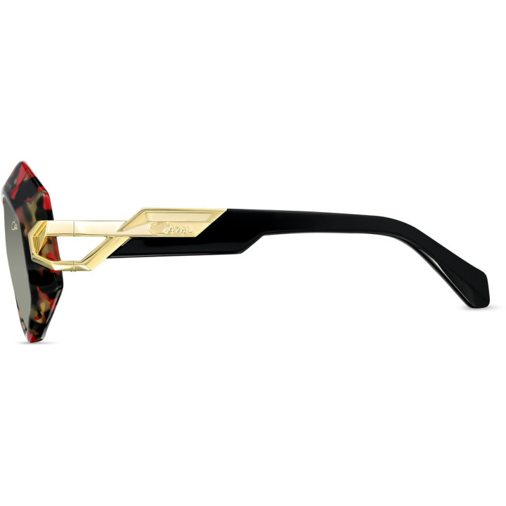 Cazal 301 002 fraise-or - vue de profil