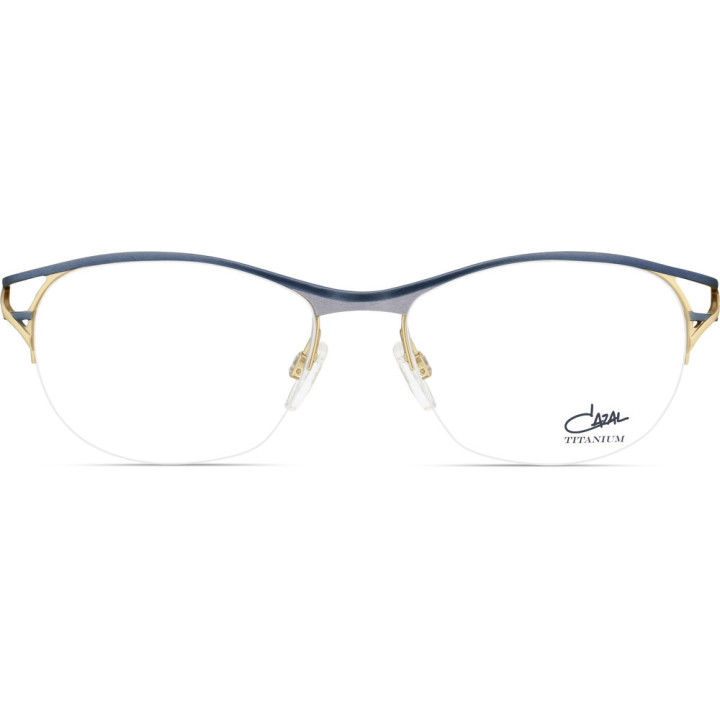 Cazal 1297 001 bleu glacé-or - vue de face