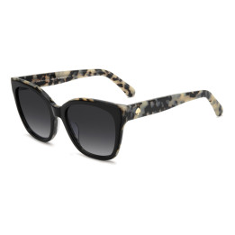 Lunettes de soleil Kate Spade KS DAESHA 2/G/S Black White Havana / verres Dark Grey Shaded (TCB-9O)