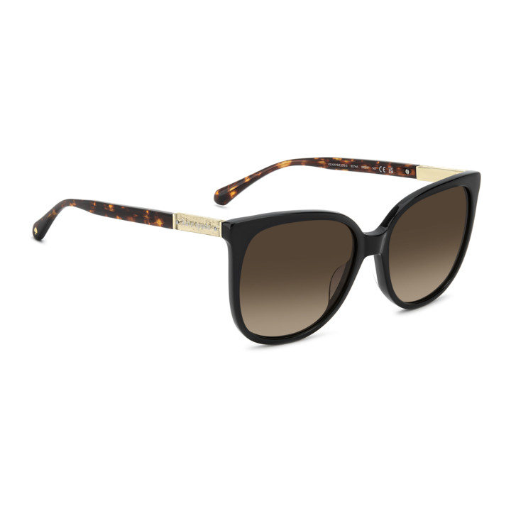 Lunettes de soleil Kate Spade KS KAYSIE 2/G/S Black / verres Brown Shaded (807-HA)