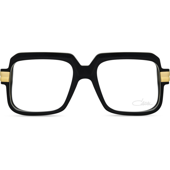 Cazal 607 011 noir mat - vue de face