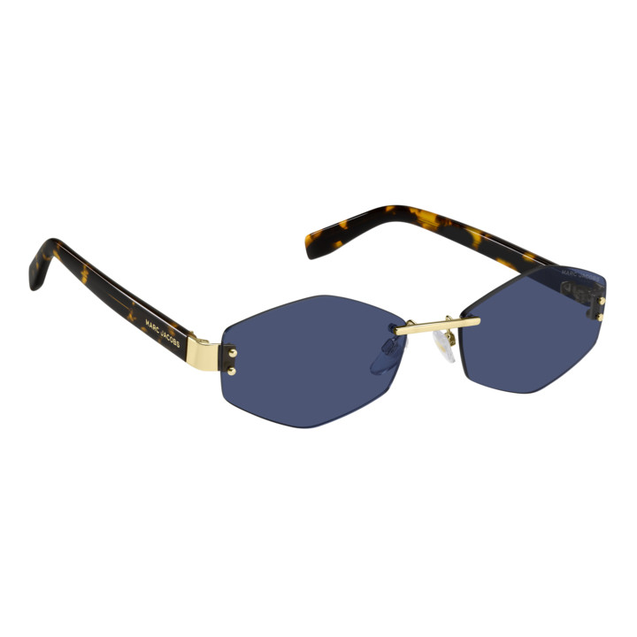 Lunettes de soleil Marc Jacobs MARC 496/S AIR Gold Blue / verres Blue (LKS-KU)