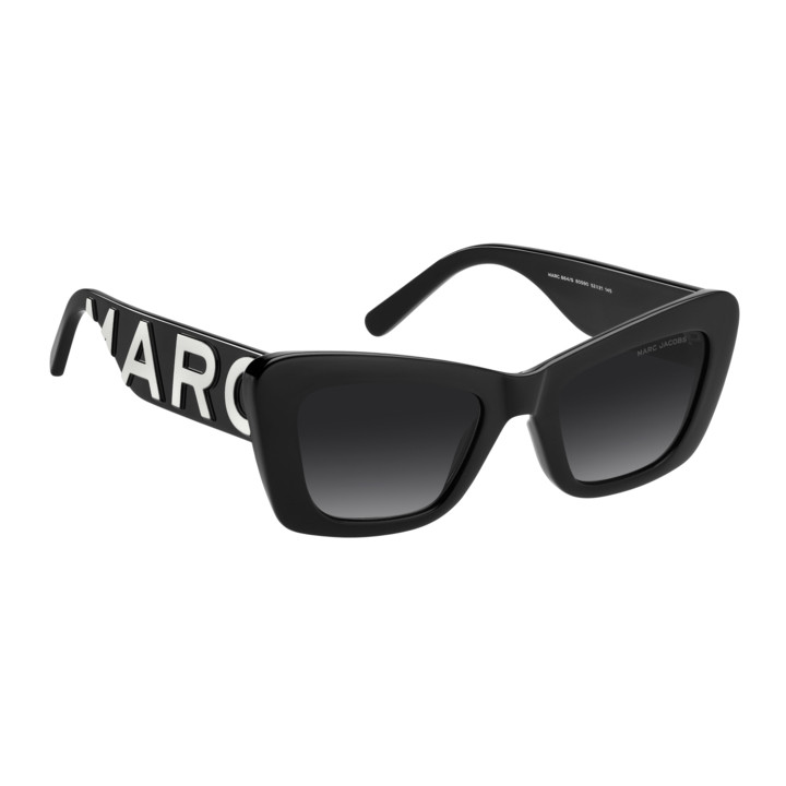 Lunettes de soleil Marc Jacobs MARC 864/S Black White / verres Dark Grey Shaded (80S-9O)