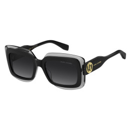 Lunettes de soleil Marc Jacobs MARC 850/S Black Grey / verres Dark Grey Shaded (08A-9O)