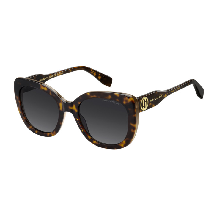 Lunettes de soleil Marc Jacobs MARC 852/S Havana Beige / verres Dark Grey Shaded (XLT-9O)