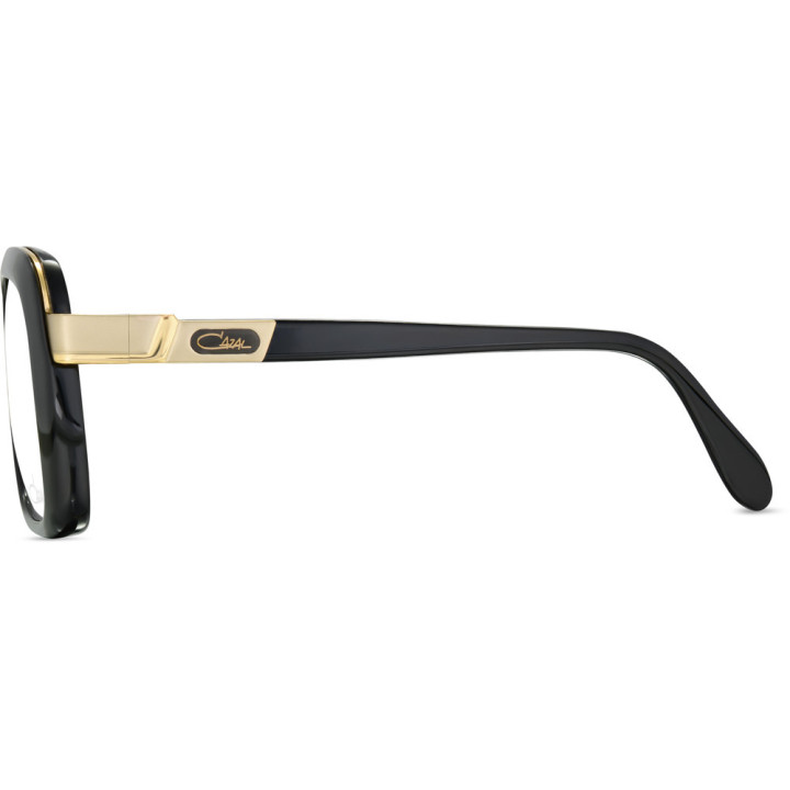Cazal 616 001 noir - vue de profil