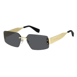 Lunettes de soleil Marc Jacobs MARC 875/S Gold Black 2 / verres Grey (RHL-IR)