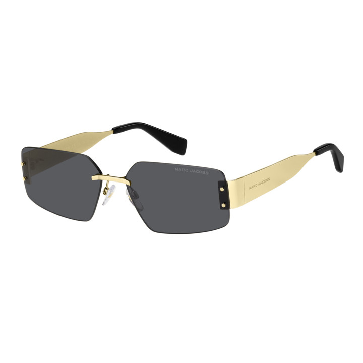 Lunettes de soleil Marc Jacobs MARC 875/S Gold Black 2 / verres Grey (RHL-IR)