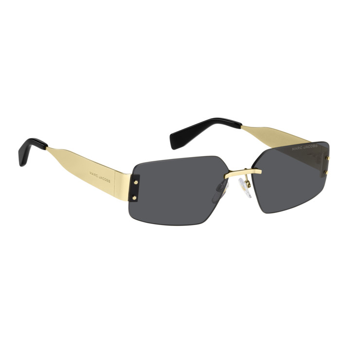 Lunettes de soleil Marc Jacobs MARC 875/S Gold Black 2 / verres Grey (RHL-IR)