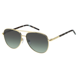Lunettes de soleil Marc Jacobs MARC 865/S Gold Blue / verres Grey Green (LKS-IB)