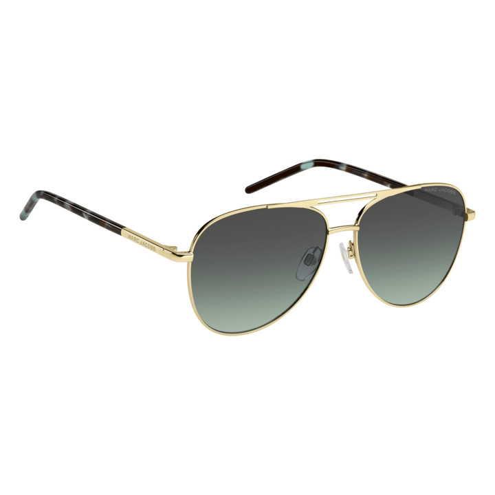 Lunettes de soleil Marc Jacobs MARC 865/S Gold Blue / verres Grey Green (LKS-IB)