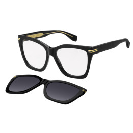 Lunettes de vue avec clip solaire Marc Jacobs MJ 1113/CS Black / verres Dark Grey Shaded (807-9O)