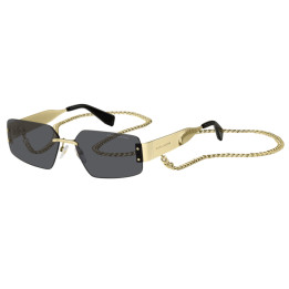 Lunettes de soleil Marc Jacobs MARC 875/N/S Gold Black 2 / verres Grey (RHL-IR)