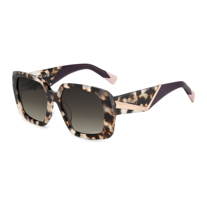 Lunettes de soleil Missoni MIS 0246/G/S Havana White / verres Brown Shaded (C9K-HA)