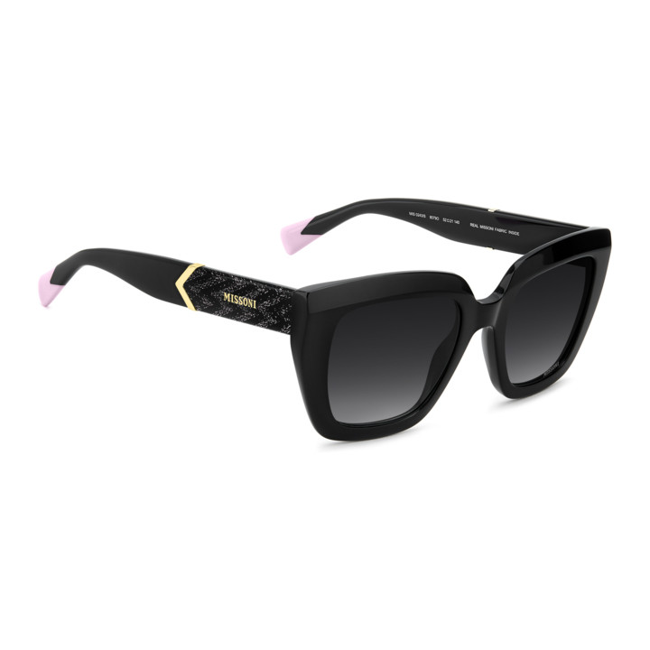 Lunettes de soleil Missoni MIS 0243/S Black / verres Dark Grey Shaded (807-9O)
