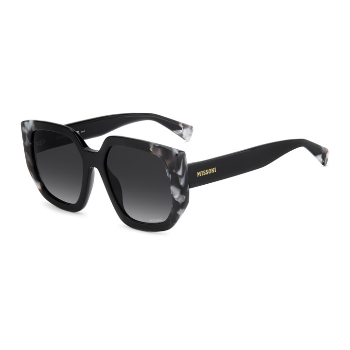 Lunettes de soleil Missoni MIS 0250/S Black / verres Dark Grey Shaded (807-9O)