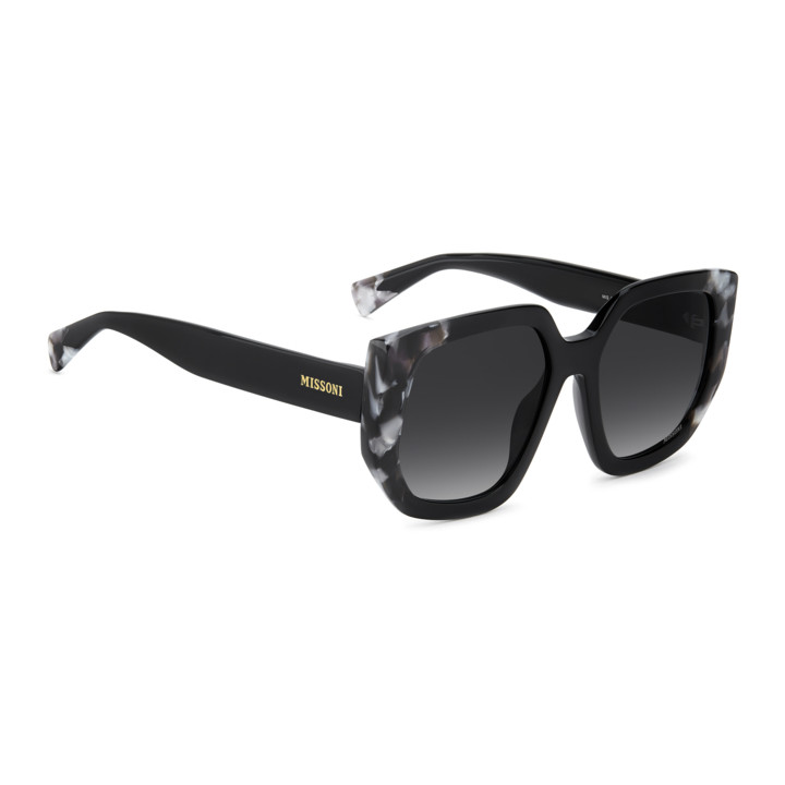 Lunettes de soleil Missoni MIS 0250/S Black / verres Dark Grey Shaded (807-9O)
