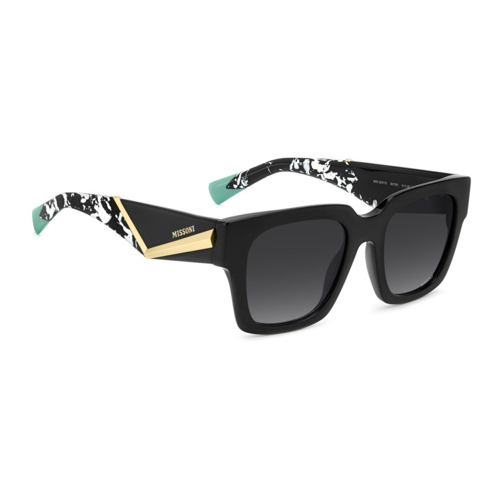 Lunettes de soleil Missoni MIS 0247/S Black / verres Dark Grey Shaded (807-9O)