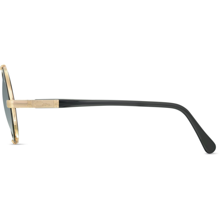 Cazal 644 001 noir - vue de profil