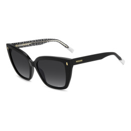Lunettes de soleil Missoni MIS 0257/S Black / verres Dark Grey Shaded (807-9O)