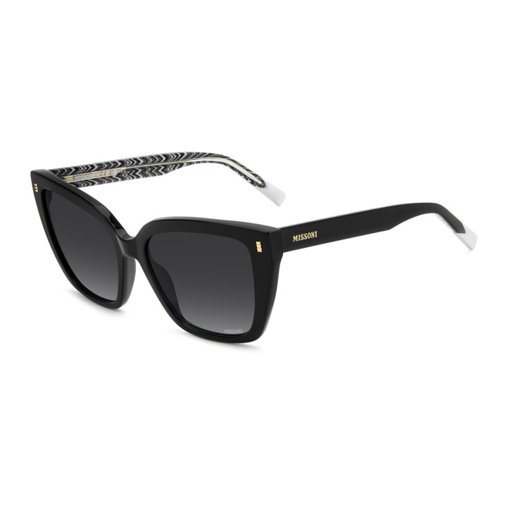 Lunettes de soleil Missoni MIS 0257/S Black / verres Dark Grey Shaded (807-9O)