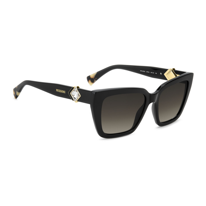 Lunettes de soleil Missoni MIS 0253/S Black / verres Brown Shaded (807-HA)
