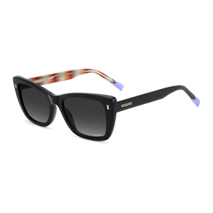 Lunettes de soleil Missoni MIS 0256/S Black / verres Dark Grey Shaded (807-9O)