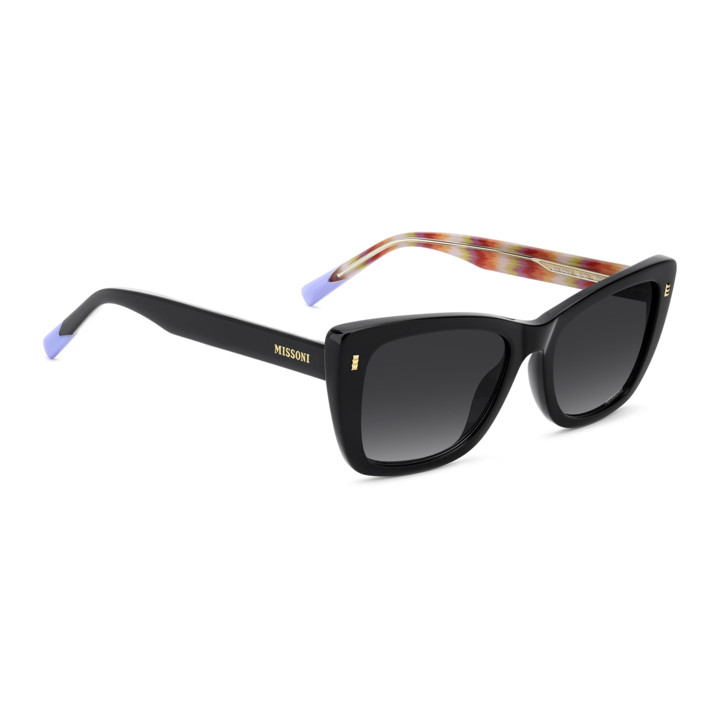 Lunettes de soleil Missoni MIS 0256/S Black / verres Dark Grey Shaded (807-9O)