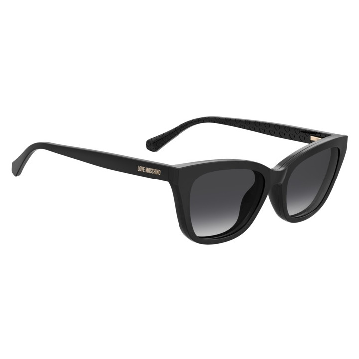 Lunettes de vue avec clip solaire Moschino Love MOL071/CS Black / verres Dark Grey Shaded (807-9O)